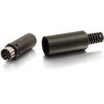 C2G 01755 8-pin Mini Din Male Connector - Black