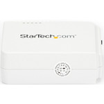 StarTech.com 1 Port USB Wireless N Network Print Server with 10/100 Mbps Ethernet Port - 802.11 b/g/n