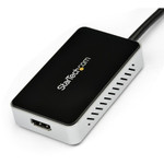 StarTech USB32HDEH USB 3.0 to HDMI External Video Card Multi Monitor Adapter with 1-Port USB Hub - 1920x1200 / 1080p