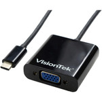 VisionTek 900818 USB-C to VGA Active Adapter(M/F)