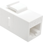 Tripp Lite N235-001-6A Cat6a Straight-Through Modular In-Line Snap-In Coupler (RJ45 F/F) TAA