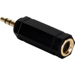 QVS CC399PS-MF 3.5mm Male to 1/4 Female Audio Stereo Adaptor