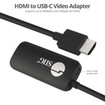 SIIG CB-H21711-S1 HDMI to USB-C Port 4K 60Hz Converter Adapter