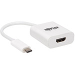 Tripp Lite U444-06N-HDR-W USB-C to HDMI Adapter (M/F) 4K 60 Hz HDR 4:4:4 DP 1.2 HDCP 2.2 White