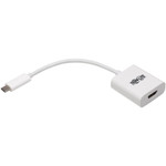 Tripp Lite U444-06N-HDR-W USB-C to HDMI Adapter (M/F) 4K 60 Hz HDR 4:4:4 DP 1.2 HDCP 2.2 White