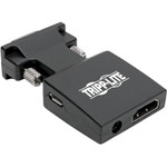 Tripp Lite P131-000-A-DISP HDMI to VGA Active Converter with Audio (F/M) - 1920 x 1200 (1080p) @ 60 Hz