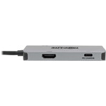 Tripp Lite U444-06N-H3U-C USB C Multiport Adapter Converter w/ 3 USB-A Ports - 4K HDMI - PD Charging - Thunderbolt 3 Compatible USB Type C - USB-C