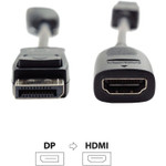 VisionTek 900857 DisplayPort to HDMI 2.0 Active Adapter (M/F)