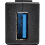Tripp Lite U325-000-KP-BK USB 3.0 Keystone Panel Mount Coupler F/F All in One Black - USB