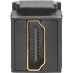 Tripp Lite P164-000-KPA-BK HDMI Coupler Keystone Panel Mount Angled All-in One F/F Black