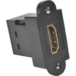 Tripp Lite P164-000-KP-BK HDMI All-in-One Keystone/Panel Mount Coupler (F/F) Black