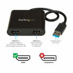 StarTech USB32HD2 USB 3.0 to Dual HDMI Adapter - 1x 4K & 1x 1080p - External Graphics Card - USB Type-A Dual Monitor Display Adapter - Windows Only