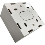 Tripp Lite Single-Gang Surface Mounting Box, UK Style, 86 x 86 x 47 mm, White