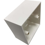 Tripp Lite Single-Gang Surface Mounting Box, UK Style, 86 x 86 x 47 mm, White
