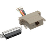 Tripp Lite P440-825FM DB25 to RJ45 Modular Serial Adapter (M/F) RS-232 RS-422 RS-485