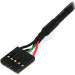 StarTech USBINT5PIN24 24in Internal 5 pin USB IDC Motherboard Header Cable F/F