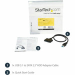 StarTech USB312SAT3CB USB 3.1 (10Gbps) Adapter Cable for 2.5" SATA SSD/HDD Drives