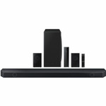 Samsung HW-Q910D 9.1.2 Bluetooth Sound Bar Speaker - 520 W RMS - Alexa Supported - Titan Black