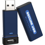 SecureData SU-BT-BU-16 SecureUSB BT Hardware-Encrypted USB Flash Drive with Phone Authentication