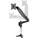 StarTech.com Desk Mount Monitor Arm for Single VESA Display 49"(17.6lb/8kg), Full Motion Articulating & Height Adjustable, C-Clamp/Grommet