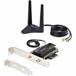 StarTech PAX2235WIFI6ECARD Wi-Fi 6E PCIe Network Card - Bluetooth 5.3 - Magnetic Antenna Base - Tri-Band 802.11ax - AX5400 WiFi NIC - Windows/Linux