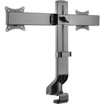 Tripp Lite Dual-Display Monitor Arm with Desk Clamp and Grommet Height Adjustable 17" to 27" Monitors