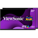 ViewSonic VG2448A-2_H2 Dual Pack Head-Only HD IPS Monitor with Ultra-Thin Bezels - 24"