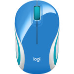 Logitech M187 Ultra Portable Mini Mouse, Palace Blue - Wireless