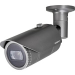 Wisenet QNO-6082R 2 Megapixel Outdoor Full HD Network Camera - Color, Monochrome - Bullet - Dark Gray