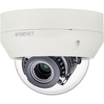 Wisenet HCV-6080R 2 Megapixel Indoor/Outdoor Full HD Surveillance Camera - Color - Dome - Ivory
