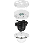 Wisenet XNV-6081R 2 Megapixel Outdoor HD Network Camera - Color, Monochrome - Dome - White