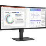 LG Ultrawide 34BQ77QC-B Webcam WQHD Curved Screen LCD Monitor - 34"