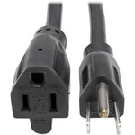 Tripp Lite P024-003 Power Extension Cord NEMA 5-15P to NEMA 5-15R Heavy-Duty 15A 120V 14 AWG 3 ft. (0.91 m) Black