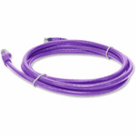 AddOn AOT-4FCAT6-VIO 4ft RJ-45 (Male) to RJ-45 (Male) Straight Violet Cat6 UTP Copper TAA Compliant Patch Cable