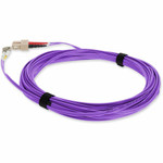 AddOn AOT-SC-LC3MOM3V 3m LC (Male) to SC (Male) Straight Violet OM3 Duplex Fiber OFNR (Riser-Rated) TAA Compliant Patch Cable
