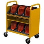 Bretford TVCT30CAD-MUS CUBE Transport Cart with Caddies - TVCT30CAD