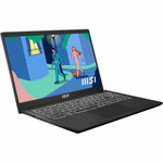 MSI Modern 15 B12 Laptop, Black, 15.6" 60Hz, Intel i5-1235U, Iris XE, 16 GB Memory, 512 GB SSD, Win 11 Pro, 3 Year Warranty