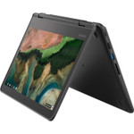 Lenovo 300e Chromebook 2nd Gen 81MB0067US 11.6" Touchscreen Convertible 2 in 1 Chromebook - HD - 1366 x 768 - Intel Celeron N4020 Dual-core (2 Core) 1.10 GHz - 4 GB Total RAM - 32 GB Flash Memory - Black