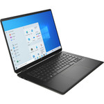 HP Spectre x360 16-f0000 16-f0010ca 16" Touchscreen Convertible 2 in 1 Notebook - Intel Core i7 11th Gen i7-11390H Quad-core (4 Core) - 16 GB Total RAM - 512 GB SSD - Nightfall Black Aluminum, Pale Brass Accent - Refurbished