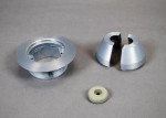 Wiremold 1204AL Communication Service Fitting in Aluminum