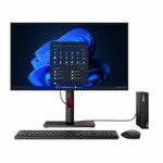 Lenovo ThinkCentre M70q Gen 4 12E3005CUS Desktop Computer - Intel Core i7 13th Gen i7-13700T - 32 GB - 1 TB SSD - Tiny - Black