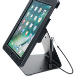 CTA Digital Desktop Anti-Theft Stand Ipad Black Case Rotates 360 Degrees