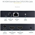 StarTech 4K70IC-EXTEND-HDMI 4K HDMI Extender Over CAT5/CAT6 Cable, 4K 60Hz Video Extender Up to 230ft (70m), HDMI Over Ethernet Cabling, S/PDIF Audio Out