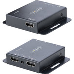 StarTech EXTEND-HDMI-4K40C6P1 4K HDMI Extender over CAT6/CAT5 Ethernet Cable, 4K 30Hz or 1080p 60Hz Video Extender, HDMI Transmitter and Receiver Kit