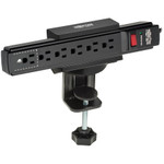 Tripp Lite Clamp-On Power Strip Holder - Clamp Mount for Power Strip/Surge Protector - Black