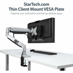 StarTech.com Thin Client Mount - VESA Mounting Bracket - Under Desk Computer Mount - Thin Client PC Monitor Mount