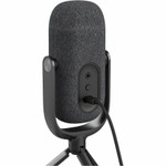 JLab JBuds Talk Wired Condenser, Dynamic Microphone for Studio, Podcasting, Gaming, Recording - Black