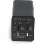 AddOn Wall Charger Dual Port 1X USB-C 3.1 1X USB-A 20V 3A Black