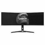 Lenovo Legion R45w-30 45" Class Dual Quad HD (DQHD) Curved Screen Gaming LED Monitor - 32:9 - Black