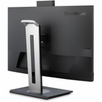 ViewSonic VG2757V-2K 27 Inch 1440p Video Conference Docking Monitor with Windows Hello Compatible IR Webcam, Advanced Ergonomics, and 90W USB C for Home and Office